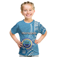 (Custom Personalised) Micronesia T Shirt KID Vibe Style LT6 Youth XL Size14 - Polynesian Pride