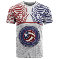 CUSTOMER REQUEST - White San Antonio Elite Volleyball - 21/01/2025 - T Shirt - LT03 - Polynesian Pride