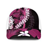 Akala Aloha Hawaii Lei Baseball Net Cap Tropical Flowers Elegant Vibe - Polynesian Pride