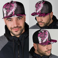 Akala Aloha Hawaii Lei Mesh Trucker Cap Tropical Flowers Elegant Vibe - Polynesian Pride