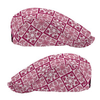 Akala Palaka Quilt Hawaii Jeff Hat Hawaiian Tropical Monstera Sea Turtle LT14 - Polynesian Pride