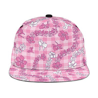 Alaka Aloha Hawaii Snapback Cap Plumeria Lei With Palaka Motif - Polynesian Pride
