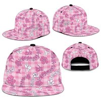 Alaka Aloha Hawaii Snapback Cap Plumeria Lei With Palaka Motif - Polynesian Pride