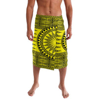 All Yellow Tonga Malo e lelei Lavalava Vintage Ngatu Tribal Pattern - Polynesian Pride