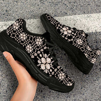 Aloha Hawaii Shell Quilt Chunky Sneakers Seamless Style LT14 - Polynesian Pride