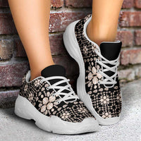 Aloha Hawaii Shell Quilt Chunky Sneakers Seamless Style LT14 - Polynesian Pride