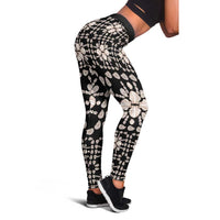 Aloha Hawaii Shell Quilt Leggings Seamless Style LT14 - Polynesian Pride