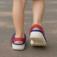 American Samoa Clogs Shoes Heritage Palette Flag-Inspired - Polynesian Pride