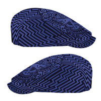 Basketball New Zealand Jeff Hat Blue Maori Ta Moko Indigenous - Polynesian Pride