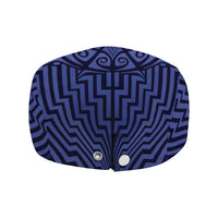 Basketball New Zealand Jeff Hat Blue Maori Ta Moko Indigenous - Polynesian Pride