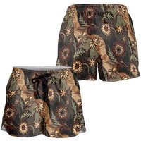 Batik Pedalaman Semen Lereng Style Shorts for Women Indonesian Traditional Pattern
