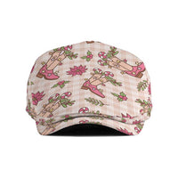 Beige Paniolo Palaka Hawaiian Cowgirl Christmas Jeff Hat - Polynesian Pride