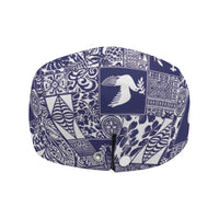 Blue Tonga Kilisimasi Fiefia Jeff Hat Pacific Patchwork Xmas Vibes - Polynesian Pride