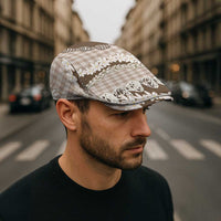 Brown Hawaii Tiare and Shell Lei Jeff Hat Hawaiian Palaka Luxury Vibes LT14 - Polynesian Pride