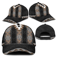 Brown Taniko Aotearoa Classic Cap Niho Taniwha Mix Poutama LT14 - Polynesian Pride
