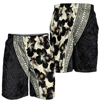 Bula Hibiscus Festival Shorts for Men Tapa Pattern Half Style - Polynesian Pride