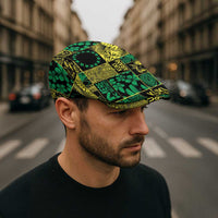 Cook Islands Mere Kiritimiti Jeff Hat Pacific Patchwork Xmas Vibes - Polynesian Pride