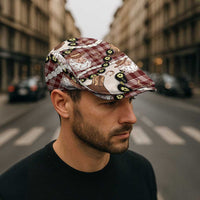 Cowboy Hawaii Mele Kalikimaka Jeff Hat Paniolo Kukui Nut Pikake Lei Burgundy Version - Polynesian Pride