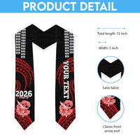 Custom Hawaii Kalani High School Graduation Stole Class Of Year Polynesian Kakau Pattern