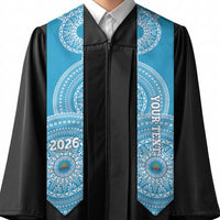 Custom Lavengamalie Tonga College Graduation Stole Class Of Year Tongan Ngatu Pattern LT14 - Polynesian Pride