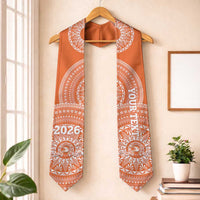 Custom Tailulu Tonga College Graduation Stole Class Of Year Tongan Ngatu Pattern