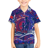 Father's Day Samoa Hawaiian Shirt Special Dad Polynesia Paradise DT02 - Polynesian Pride