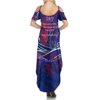 Father's Day Samoa Summer Maxi Dress Special Dad Polynesia Paradise DT02 - Polynesian Pride