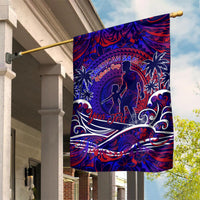 Father's Day American Samoa Garden Flag Special Dad Polynesia Paradise