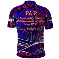 Father's Day American Samoa Polo Shirt Special Dad Polynesia Paradise