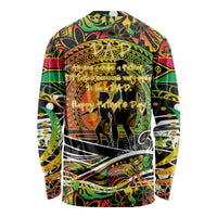 Father's Day Vanuatu Long Sleeve Shirt Special Dad Polynesia Paradise