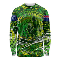 Father's Day Cook Islands Long Sleeve Shirt Special Dad Polynesia Paradise