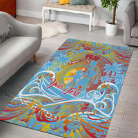 Father's Day Fiji Area Rug Special Dad Polynesia Paradise