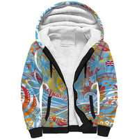 Father's Day Fiji Sherpa Hoodie Special Dad Polynesia Paradise DT02 Unisex Red - Polynesian Pride