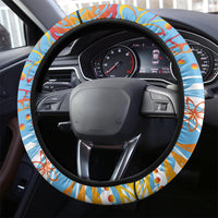 Father's Day Fiji Steering Wheel Cover Special Dad Polynesia Paradise