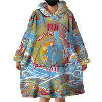 Father's Day Fiji Wearable Blanket Hoodie Special Dad Polynesia Paradise DT02 - Polynesian Pride
