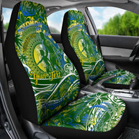 Father's Day Solomon Islands Car Seat Cover Special Dad Polynesia Paradise