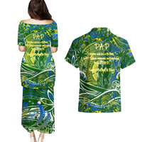 Father's Day Solomon Islands Couples Matching Puletasi and Hawaiian Shirt Special Dad Polynesia Paradise DT02 - Polynesian Pride