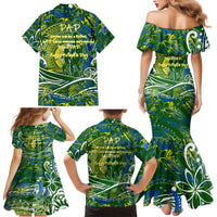 Father's Day Solomon Islands Family Matching Mermaid Dress and Hawaiian Shirt Special Dad Polynesia Paradise