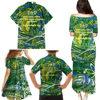 Father's Day Solomon Islands Family Matching Puletasi and Hawaiian Shirt Special Dad Polynesia Paradise