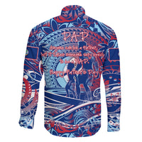 Father's Day Guam Family Matching Long Sleeve Bodycon Dress and Hawaiian Shirt Special Dad Polynesia Paradise