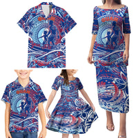 Father's Day Guam Family Matching Puletasi and Hawaiian Shirt Special Dad Polynesia Paradise