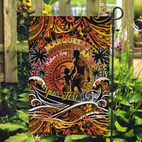 Father's Day Marquesas Islands Garden Flag Special Dad Polynesia Paradise DT02 Garden Flag Orange - Polynesian Pride