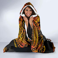 Father's Day Marquesas Islands Hooded Blanket Special Dad Polynesia Paradise DT02 - Polynesian Pride