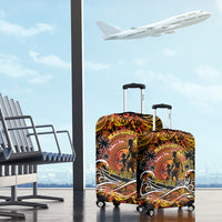 Father's Day Marquesas Islands Luggage Cover Special Dad Polynesia Paradise DT02 - Polynesian Pride