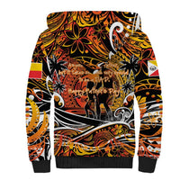 Father's Day Marquesas Islands Sherpa Hoodie Special Dad Polynesia Paradise DT02 - Polynesian Pride