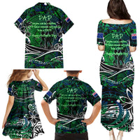 Father's Day New Zealand Family Matching Puletasi and Hawaiian Shirt Special Dad Polynesia Paradise
