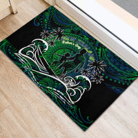 Father's Day New Zealand Rubber Doormat Special Dad Polynesia Paradise