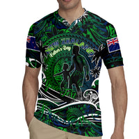 Father's Day New Zealand Rugby Jersey Special Dad Polynesia Paradise