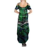 Father's Day New Zealand Summer Maxi Dress Special Dad Polynesia Paradise DT02 - Polynesian Pride