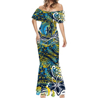 Father's Day Tokelau Mermaid Dress Special Dad Polynesia Paradise DT02 - Polynesian Pride